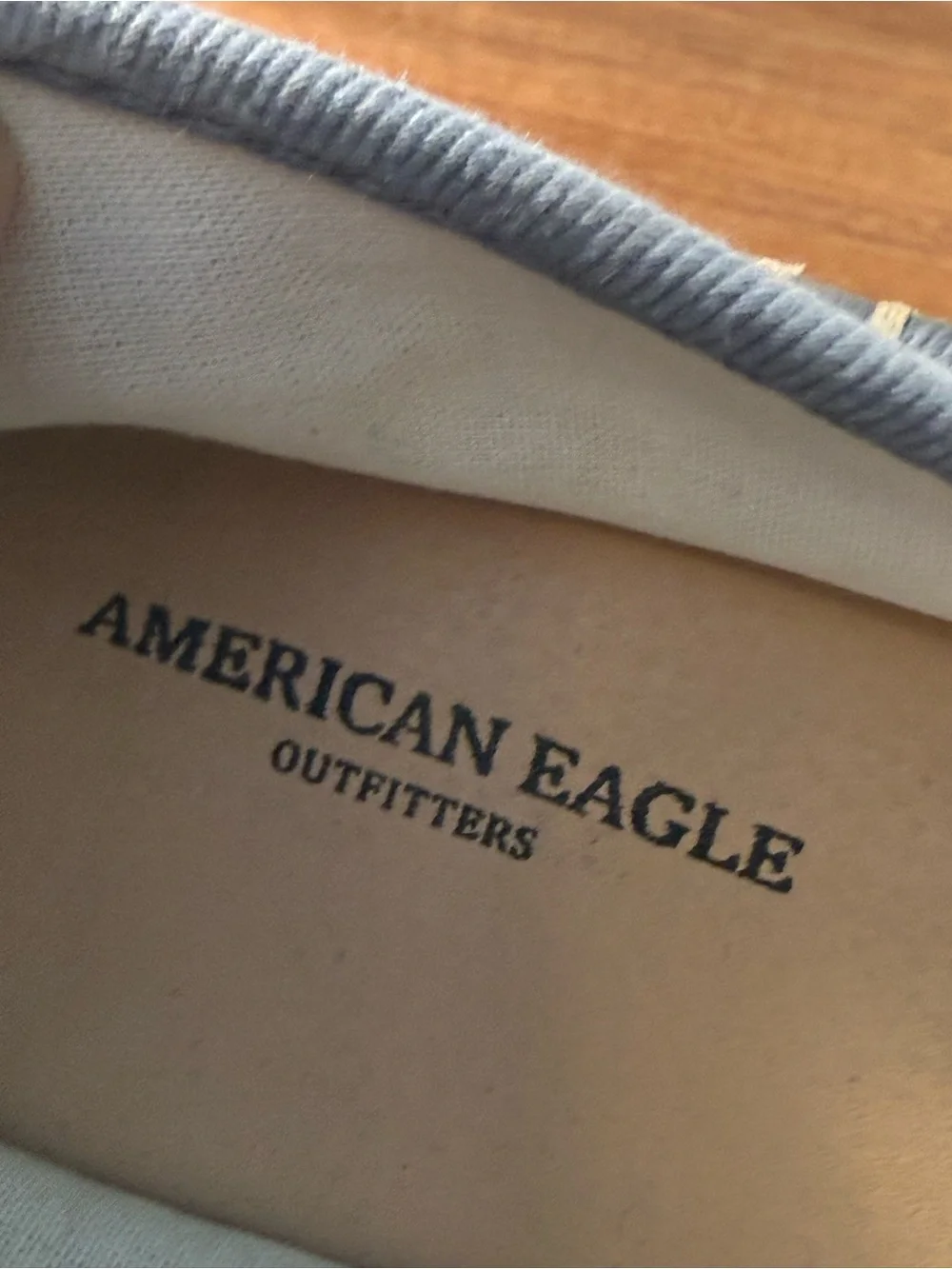 American Eagle Outfitters Blue Denim Platform Espadrilles with Buckle Size 10